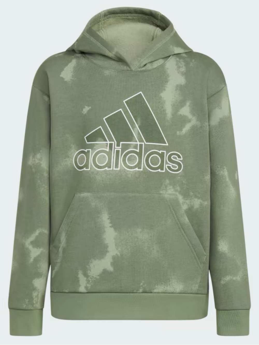 Adidas MINT Mild Tie Dye Forest Green Boys Youth S Sweatshirt Hoodie